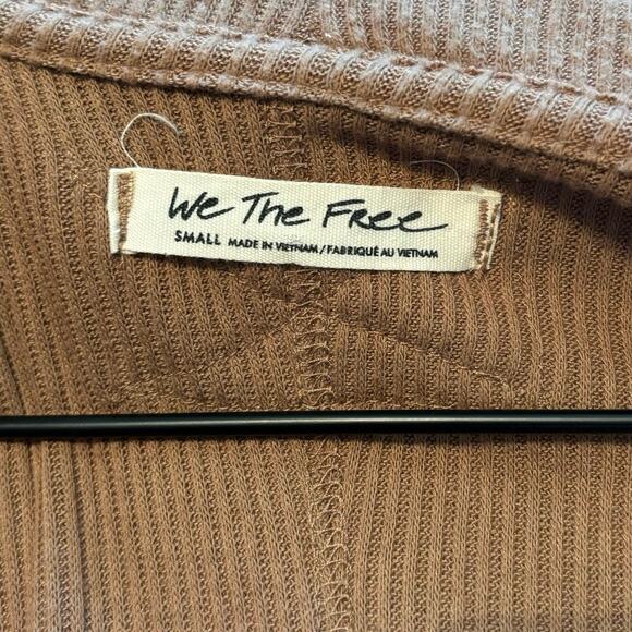 Free People Hold Me Close V-Neck Wrap Boho Pullover Top Sweater Size Small - Picture 6 of 11